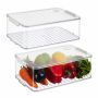 Контейнеры для хранения продуктов Relaxdays 10047922.0, 2 шт, 10,5 × 21 × 33 см