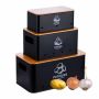 Контейнеры для хранения продуктов Relaxdays, 3 шт
