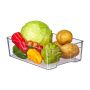 Контейнер для хранения продуктов Relaxdays, 1 шт, 9 × 21,5 × 32 см