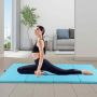 Exercise mat, 4-piece, foldable, blue, 304.8 × 121.92 × 5.08 cm