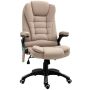 Massage office chair Vinsetto 68x72x120cm., beige/black