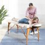 Massage table, foldable, 200 kg, 213 × 62–87 × 89 cm