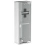 Medical cabinet Kleankin 20x12x58cm., silver color