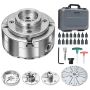 Puidutreipingi padrun VEVOR CK4-4K-5SET-SS, 5-osaline komplekt, 102 × 102 × 78 mm