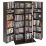 Meediakapp VEVOR KLDS-09, 6 riiuliga, Pruun, 61 × 127 × 36,8 cm