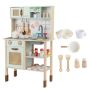 Wooden children's kitchen, With light and sound effects, 24 × 11.5 × 37.5 inches