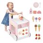 Wooden walker, 14 accessories, 32 × 35 × 42 cm