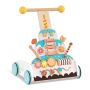 Wooden walker, 3 handle height levels, 29 × 34 × 40–49 cm
