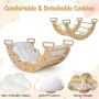 Wooden climbing set, 3 pieces