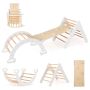 Wooden Montessori climbing set for children, 3 parts