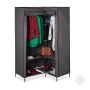 Kangast riidekapp Relaxdays 10029610_139, 2 konksu, 100 × 169 × 83 cm