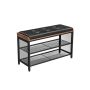 Shoe bench, brown