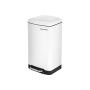 Trash can 30L, white