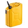 Metallist kütusekanister VEVOR Yoilp3001, 20 l, Kollane, 360 × 180 × 510 mm