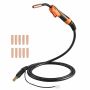 MIG-keevituspüstol VEVOR XLLINCMIG 100L, 100 A, 11 otsikut, 280 × 100 × 43 mm