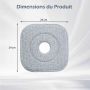 Microfiber cloth set, 6 pcs, 24 × 24 cm