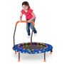 Mini trampoline for children, 21 LED lights, Ø 92 × 92 cm