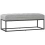 Soft bench Homcom 120x44x45.5cm., gray/black
