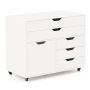 Mobile cabinet, 5 drawers and doors, 77.5 × 64 × 40 cm
