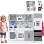 Modular play kitchen, with refrigerator, 118 × 29 × 100 cm