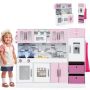 Modular play kitchen, with refrigerator, 118 × 29 × 100 cm
