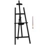Easel Homcom 51.5x71.5x134.5cm., black