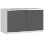 Mezzanine for wardrobe NORE S90, white/dark grey
