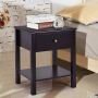 Bedside table, 1 drawer, 48 × 40 × 58.5 cm