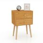 Bedside table, 2 drawers, 40 × 60 × 30 cm