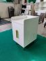 Bedside table, 2 drawers, White, 40 × 60 × 32 cm