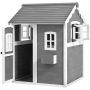 Children's playhouse Outsunny 110x104.5x137cm., gray/white