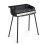 Portable Charcoal Grill, 2 Height Adjustments, 32 × 18.5 × 33.5 inches