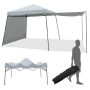 Portable gazebo, 2 side walls, 118 × 118 × 100.39 inches