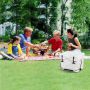 Portable ice cooler, 16 l, Brown, 45 × 34 × 33 cm