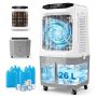 Portable air cooler, 3 in 1, 26 l, White, 45 × 33 × 88.5 cm
