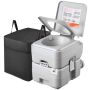 Портативный туалет VEVOR Air pump20L, бак для отходов 20 л, 43,5 × 35,5 × 43 см