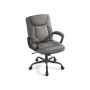 Office chair with lever function, gray