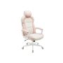 Office chair, pink/white