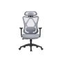 Office chair 70x70x125cm., gray/black