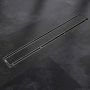 Linear drainage Befliesbar made of stainless steel with siphon, 120 cm.