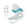 SONGMICS O-shaped toilet seat cover, Soft closing, 43 × 35.7 cm