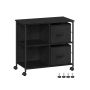 Office cabinet 37.5x73.5x69cm., black