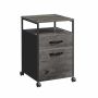 Mobile cabinet with 2 drawers