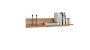 Shelf 100x18x16 cm, natural wood color