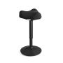 Bar stool 36x83cm., black