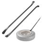 Rehviheeblid VEVOR ZG-CZJ-02, 2 tk, Must, 970 × 40 × 40 mm