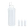 Kastmepudelid Relaxdays, 4 tk, 1000 ml, 8 × 26 × 8 cm