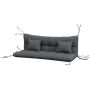 Outsunny swing cushion 150x100x12cm., dark gray