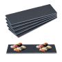 Piklikud kiltkivist alusmatid Relaxdays, 6 tk, 30 × 10 × 0,6 cm