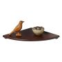 Seinale kinnitatav riiul Relaxdays 10052717_8418, 25 × 3 × 25 cm